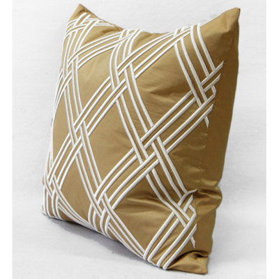 Embroidered Pillow Cover