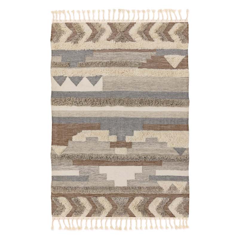 Erwica Abstract Hand Woven Area Rug, Rectangle 120 x 170cm
