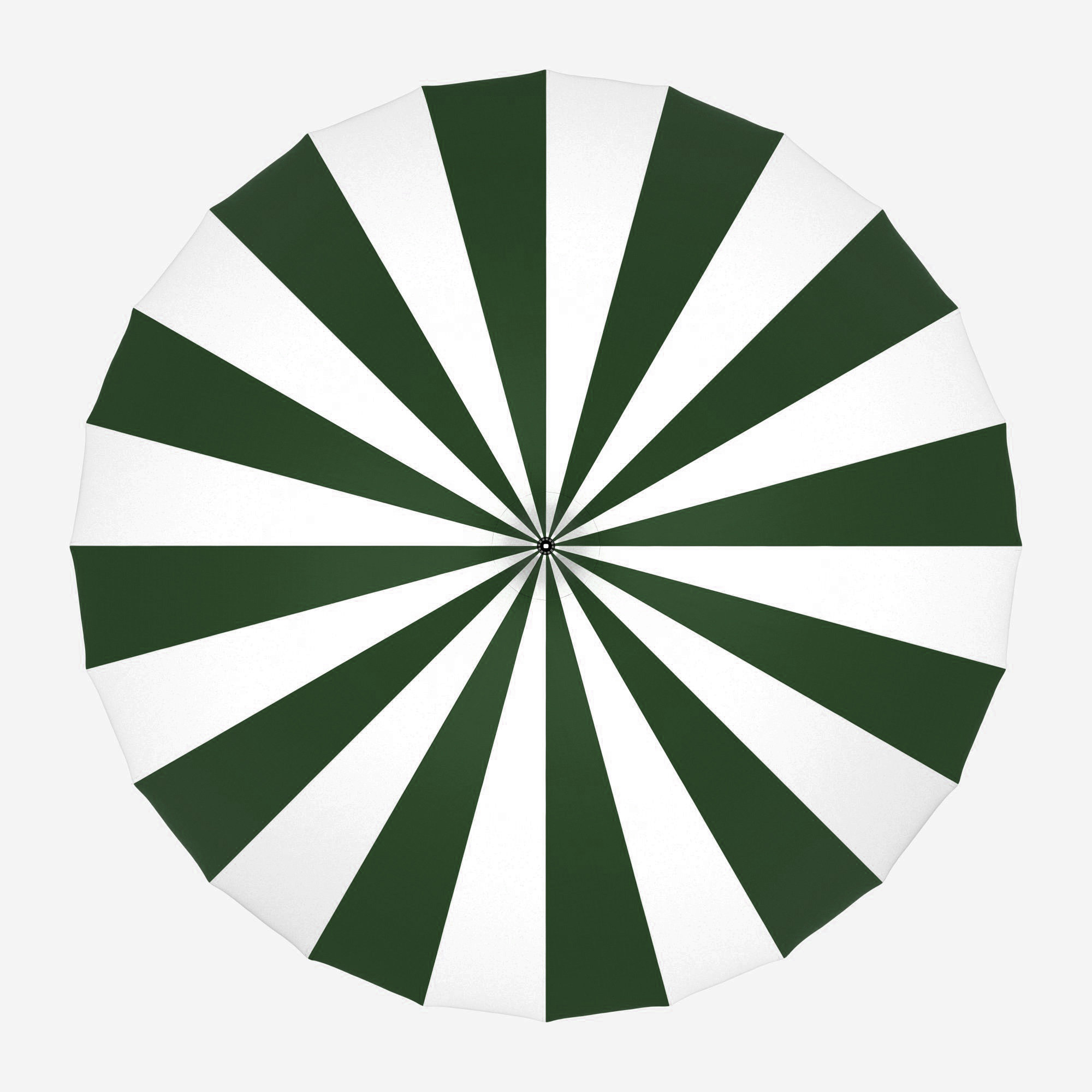 8.5' Sunbrella® Two-Tone Pagoda Umbrella, Canvas Forest Green Sunbrella® Canvas