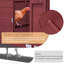 Poulailler 9,78 pieds carrés avec perchoir Alena pour 3 poulets-713647269