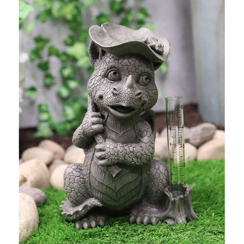 Statue fantaisiste de gouttes de pluie fantaisistes