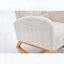 Chaise berçante d'appoint avec repose-pieds et poche de rangement-1789383899