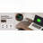 Portable Height Adjustable Desk with Power Outlets – Mobile Laptop Cart with Keyboard Tray
