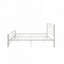 Structure de lit en acier robuste avec assemblage facile et aucun sommier tapissier idéal pour les chambres à coucher modernes
