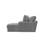 Blossie 123" W Corduroy L-Shaped Stationary Sectional-95994889-95994891