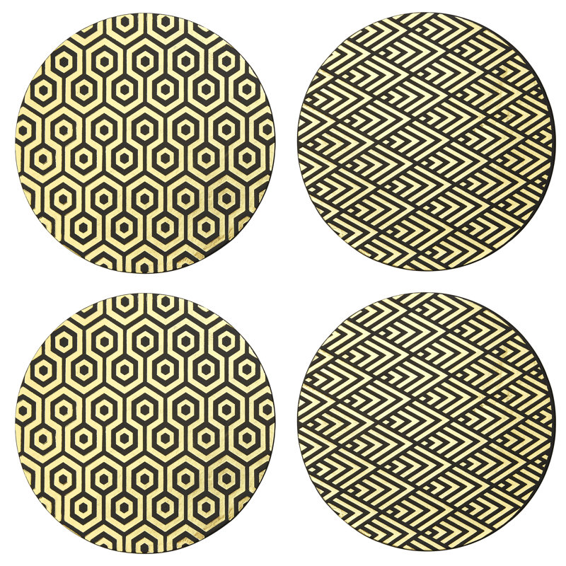 Geome Geometric Round Placemat