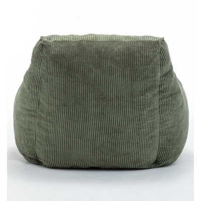 Giant Bean Bag Chair Sofa for Adults Teens, Comfy Corduroy Large Bean Bag Chairs with Armrests for Bedroom Living Room, Adult BeanBag Lazy Sofa Couch Chairs with Filler Included
