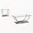 Chrome 2-piece Glass Top Coffee Table Set