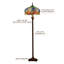 Lampe de bureau créative en fer