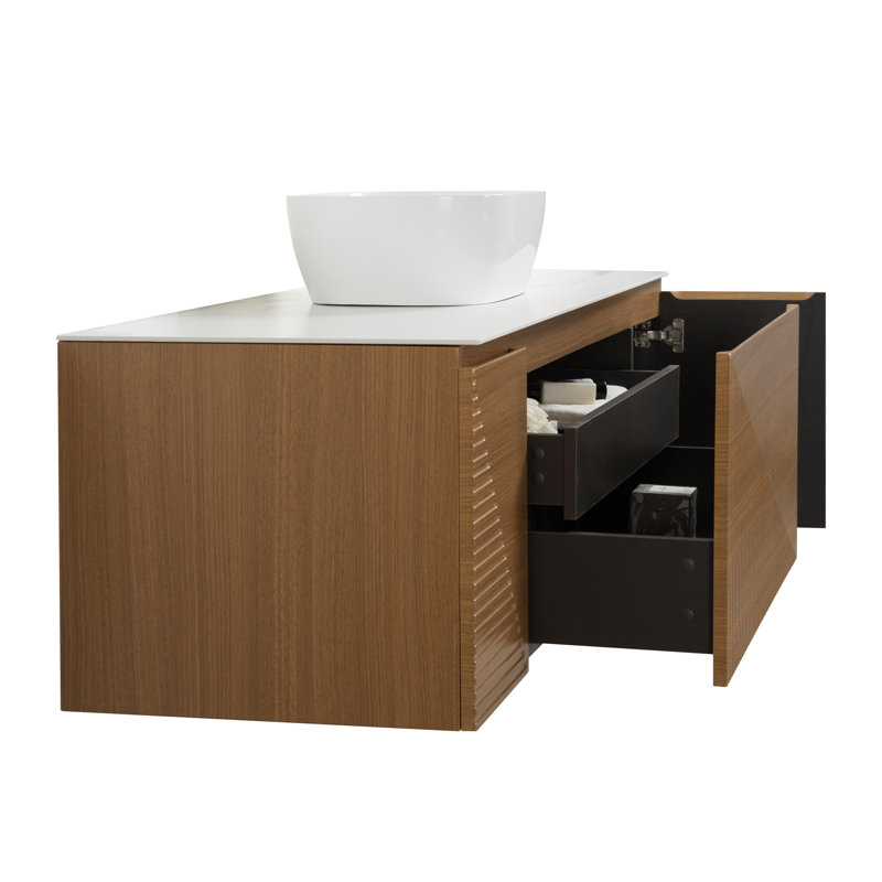 Ensemble de meuble-lavabo mural simple 59 po Arois