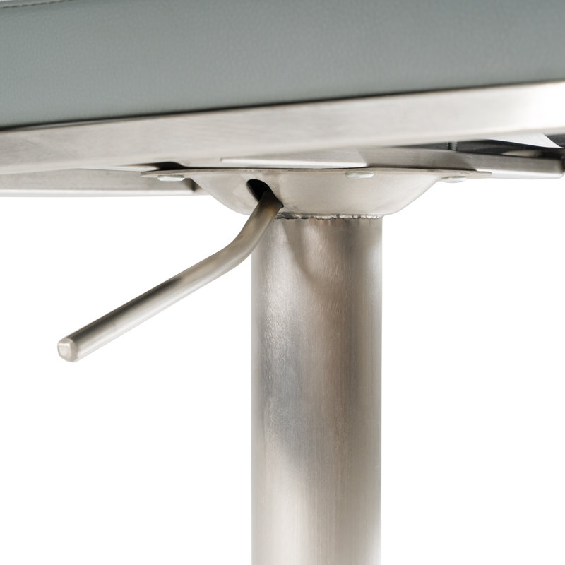 Whitbourne Adjustable Height Bar Stool, Gray