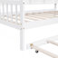 Lit en bois avec couchette, lit pour enfant avec tablette-2068573552