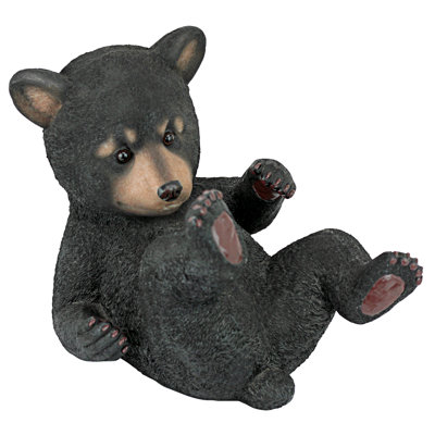 Roly-Poly Bear Cub Statue Rolling Bear