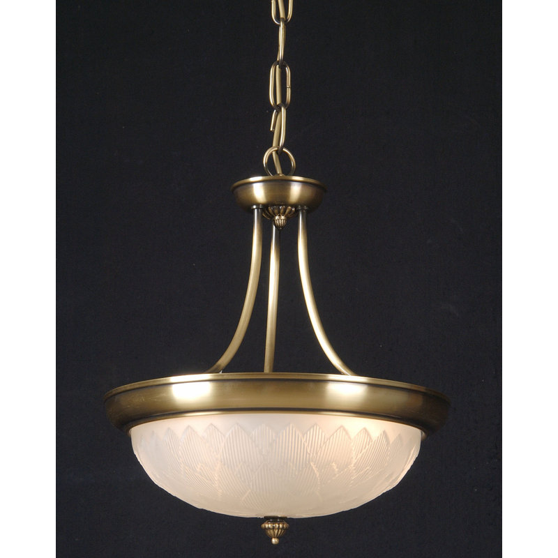 Condit 2 - Light Bowl Pendant, Painted Rust Antique Bronze