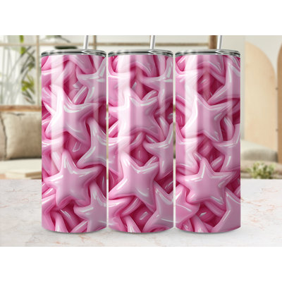 Choose Handmade Tumblers 591ml Vacuum Insulated Stainless Steel (18/8) Travel Tumbler with Straw