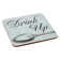 Let''s Eat Cork Coasters - Set Of 4