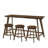 Leeson 3 - Person Trestle Dining Set