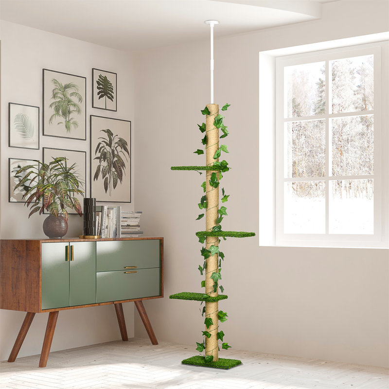 Myla Scratching Post, Green