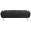 Sofa 2 Seater Temira Fabric Black