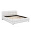 Lit plateforme tapissier Mid-Century-355193414