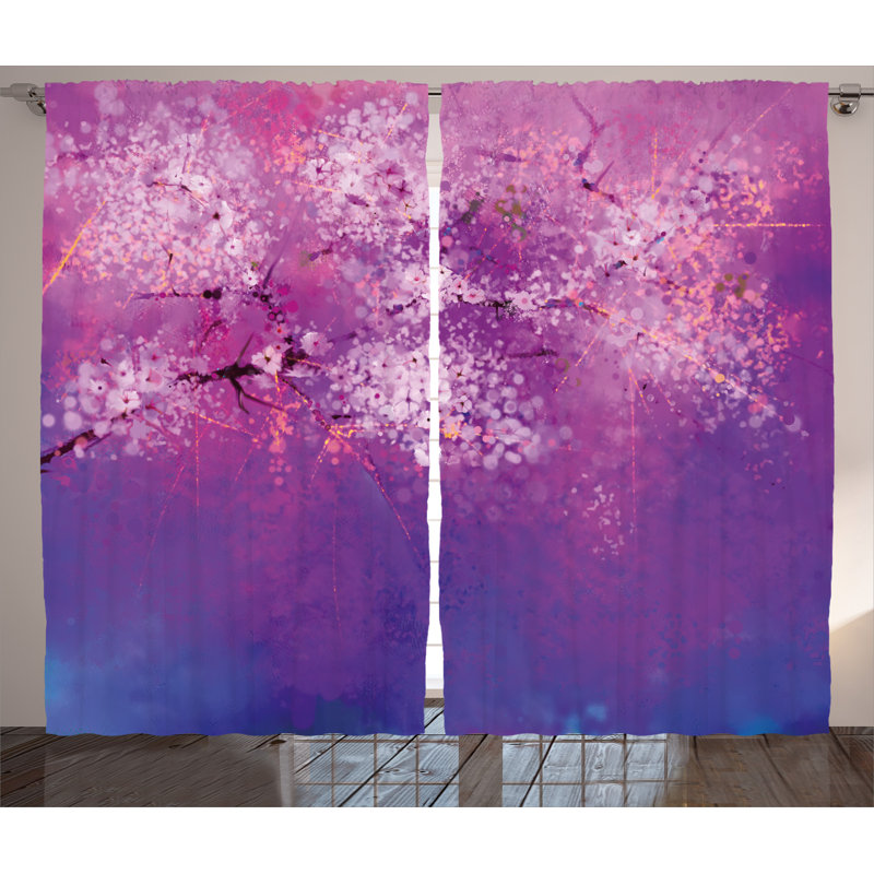 Raritan Semi Sheer Curtain Pair, 54" W x 90" L