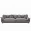 Canapé modulaire modulaire, canapé de style voile avec rangement, dossier amovible, canapé à assise profonde avec coussins décoratifs pour le salon-522515817