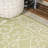 Dauphinais Vintage Filigree Textured Weave Green/Cream Indoor/Outdoor Rug-1189449097