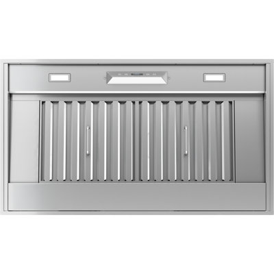 Monsoon II 650 CFM Insert Mount Range Hood with LED Light in Stainless Steel