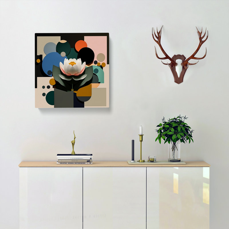 Modern Wall Art - Wrapped Canvas, 35cm H x 35cm W x 3cm D