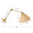 Coastal Adjustable Wall Sconce with Rattan Shades-1623641272
