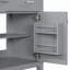 Meuble-lavabo moderne avec lavabo en céramique et options de rangement polyvalentes-113754443