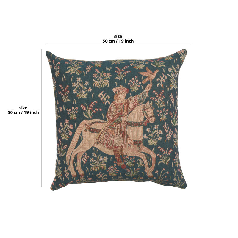 Medieval Cotton Blend Pillow Cover
