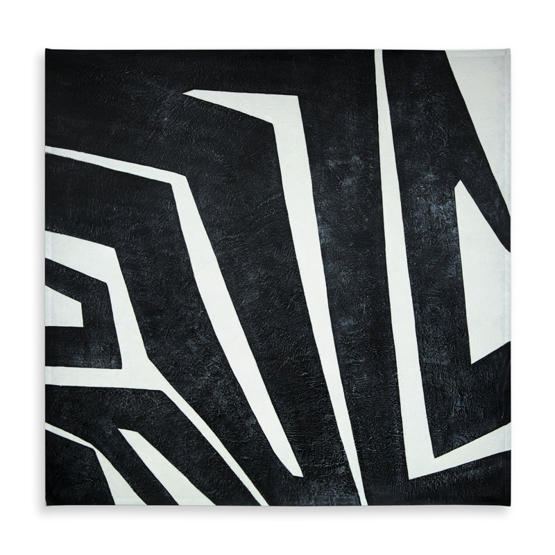 Labyrinth Industrial White Tablecloth | Indoor/Outdoor Decor