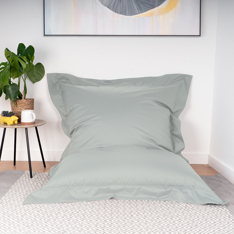 Giant Adults Versatile Floor Cushion Wipe Clean Bean Bag - Pre Filled - Machine Washable Seat For Living Room, Patio, Bedroom 128Cm (W) X168cm (H)