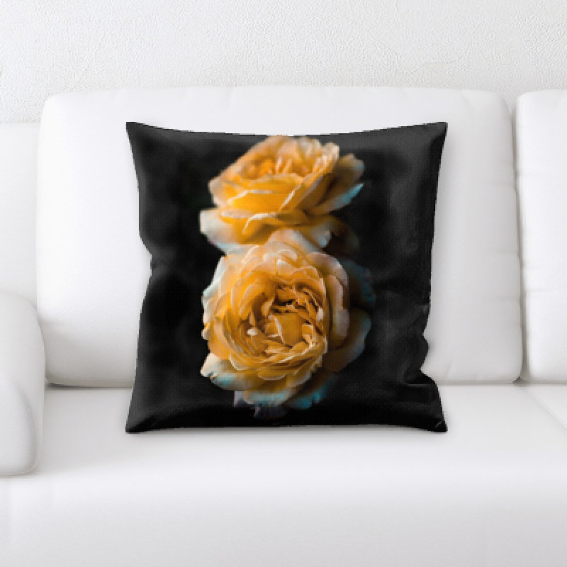 Coussin décoratif fleurs