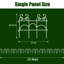 34cm H x 43cm W Metal Fence Panels Included