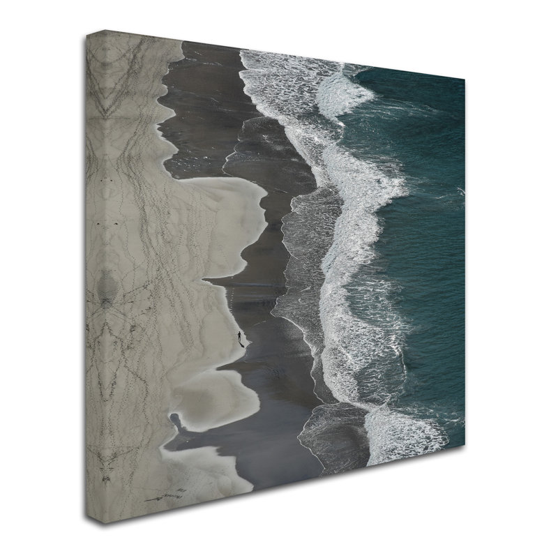 « running vagues », reproduction de photo sur toile tendue, H 14 po x l 14 po