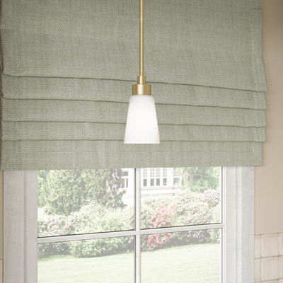 Mini-luminaire suspendu 1 lumière Erma avec verre satiné gravé à l'eau-forte de 4 po Erma