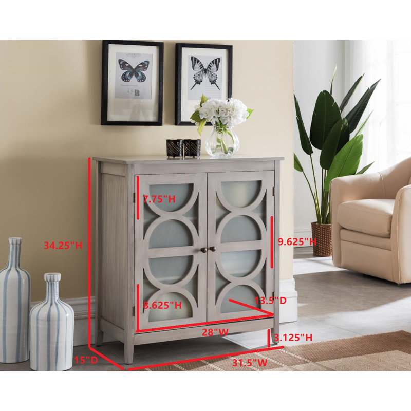Cheriton Wood Console Table/Accent Cabinet