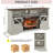 60" Electric Fireplace Entertainment Center With Door Sensor