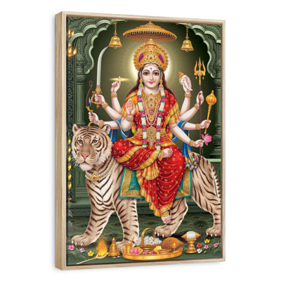 Durga sur un tigre