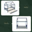 Structure de lit en bois massif avec lit gigogne, aucun sommier nécessaire-507080812