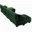 Canapé modulaire Free Combination, canapé en U pour le salon, canapé 4 places avec 2 repose-pieds, vert chenille-1224135709