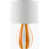 Blanc / orange