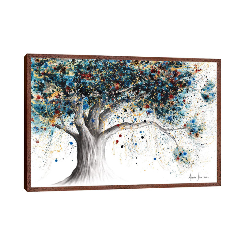 The Midnight Potion Tree by Ashvin Harrison - Print on Canvas, Classic Brown Wood Framed, 152.5 cm H x 101.5 cm W