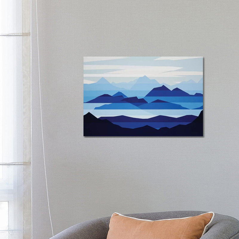 Blue Haze 1 Piece Wrapped Canvas Wall Art, 66.04 cm H x 45.72 cm W