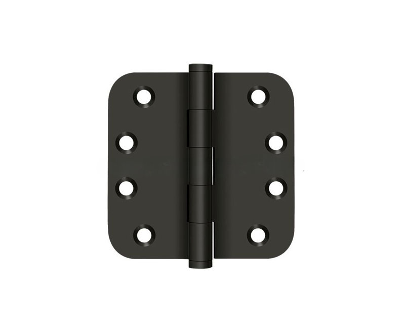 Deltana DSB4R510B charnières à rayons 4 po x 4 po x 5/8 po en bronze huilé, Bronze frotté à l'huile