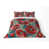 Floral bleu sarcelle