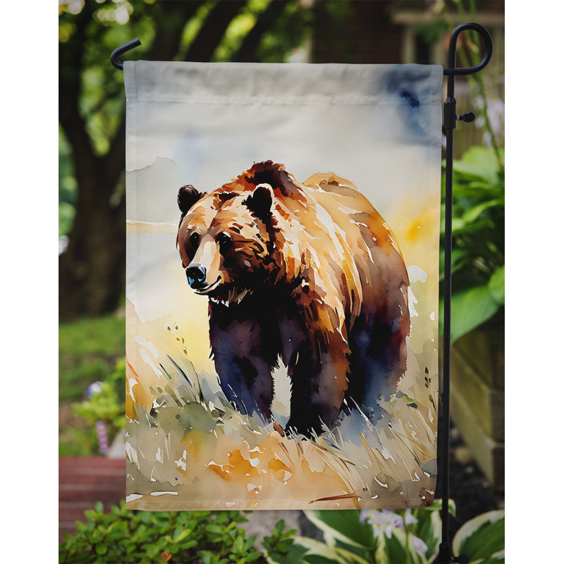 Drapeau de jardin en polyester double face H 15,5 po x l 11,25 po
