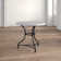 Giselle Round Marble Top Iron Base Dining Table